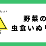 虫食いぬりえ（野菜）｜幼児向け